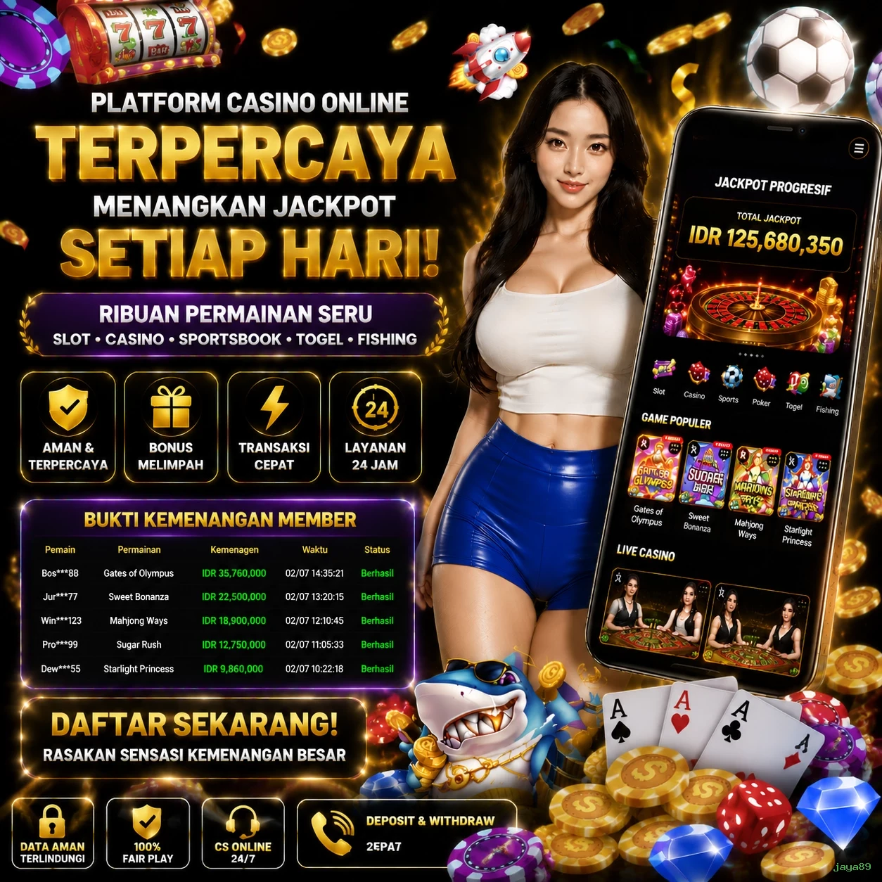 Ulasan Fitur Terbaik yang Ditawarkan jaya89